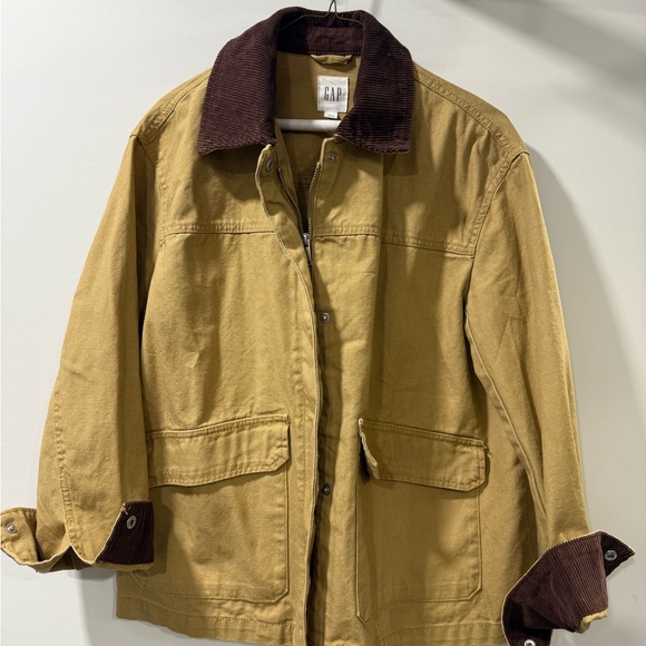 GAP Factory Women’s relaxed Barn Jacket in new Riverbed Brown - Picture 9 of 9